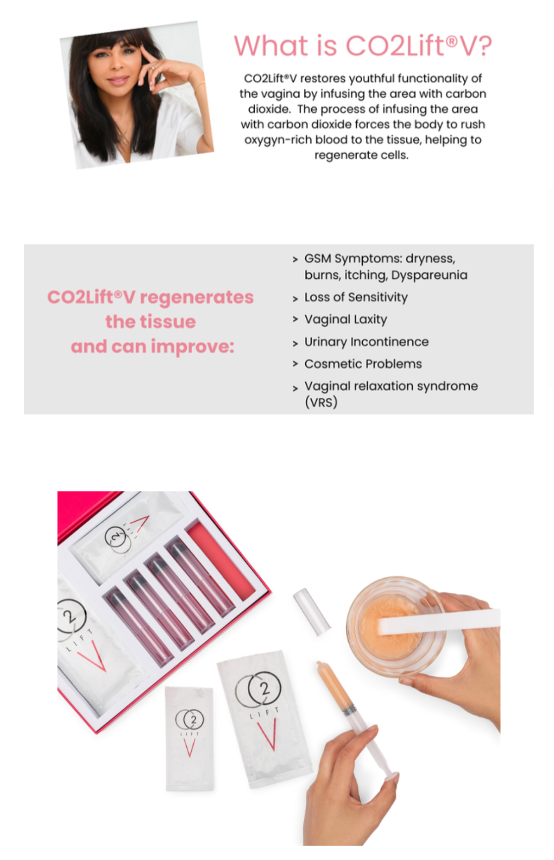 CO2LIFT V®: The At-Home Carboxy Vaginal Treatment Kit- 5 Count