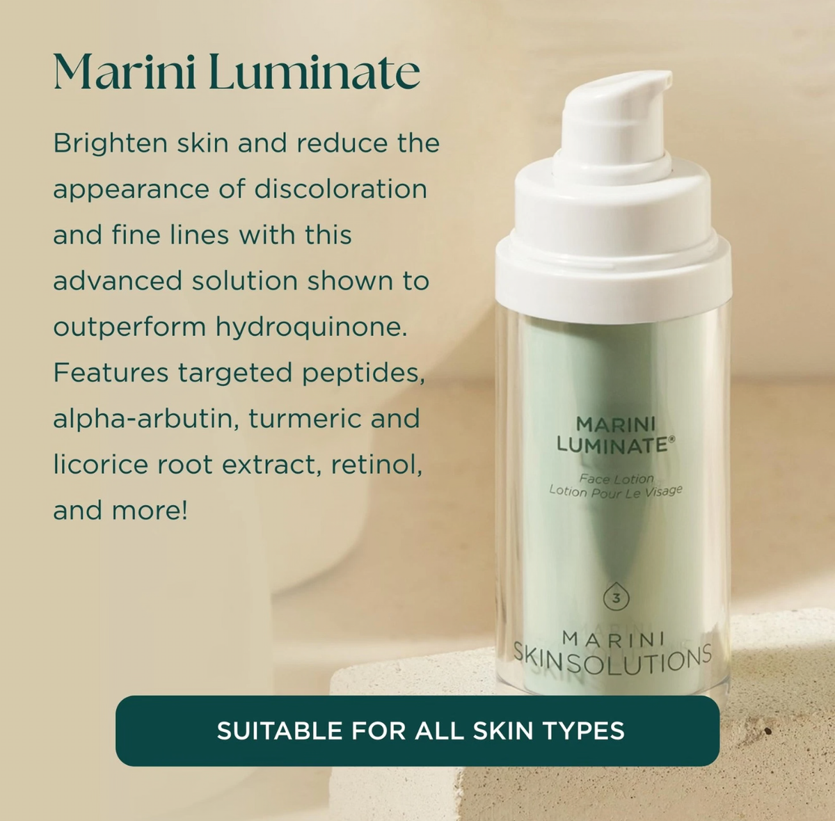 Marini Luminate® Face Lotion